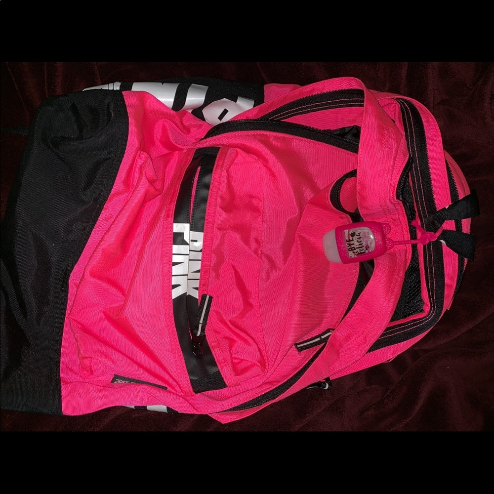 PINK by Victoria’s Secret Neon Pink backpack
